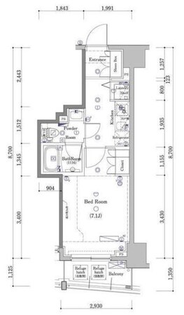 DIPS大山東町の物件間取画像